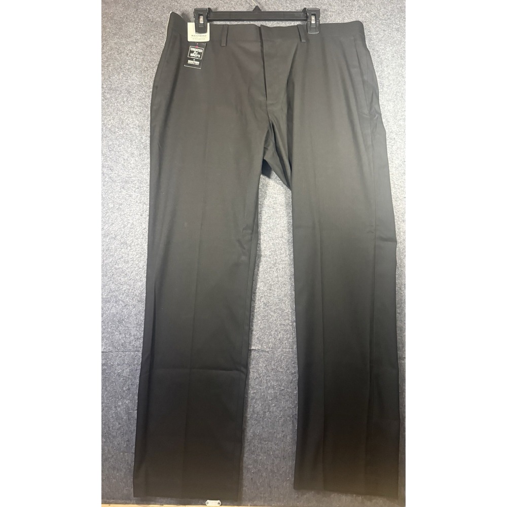 Kenneth Cole Reaction Men's Dress Pants Black Flex  38x30